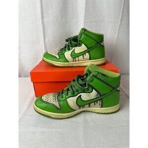 Nike Dunk High 1 Piece Premium 2007 - Sea foam/Chlorophyll - Very Rare Size 10